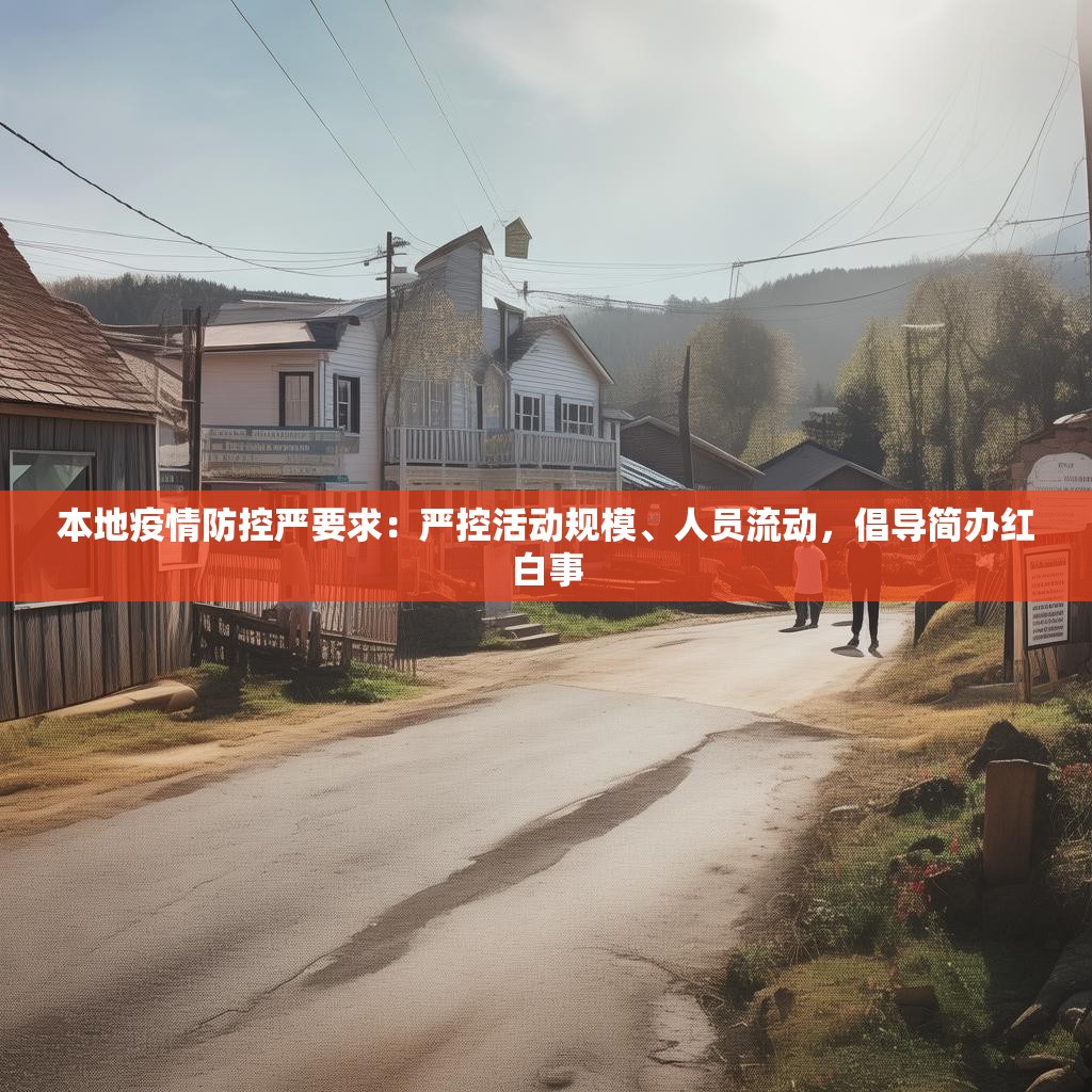 本地疫情防控严要求：严控活动规模、人员流动，倡导简办红白事