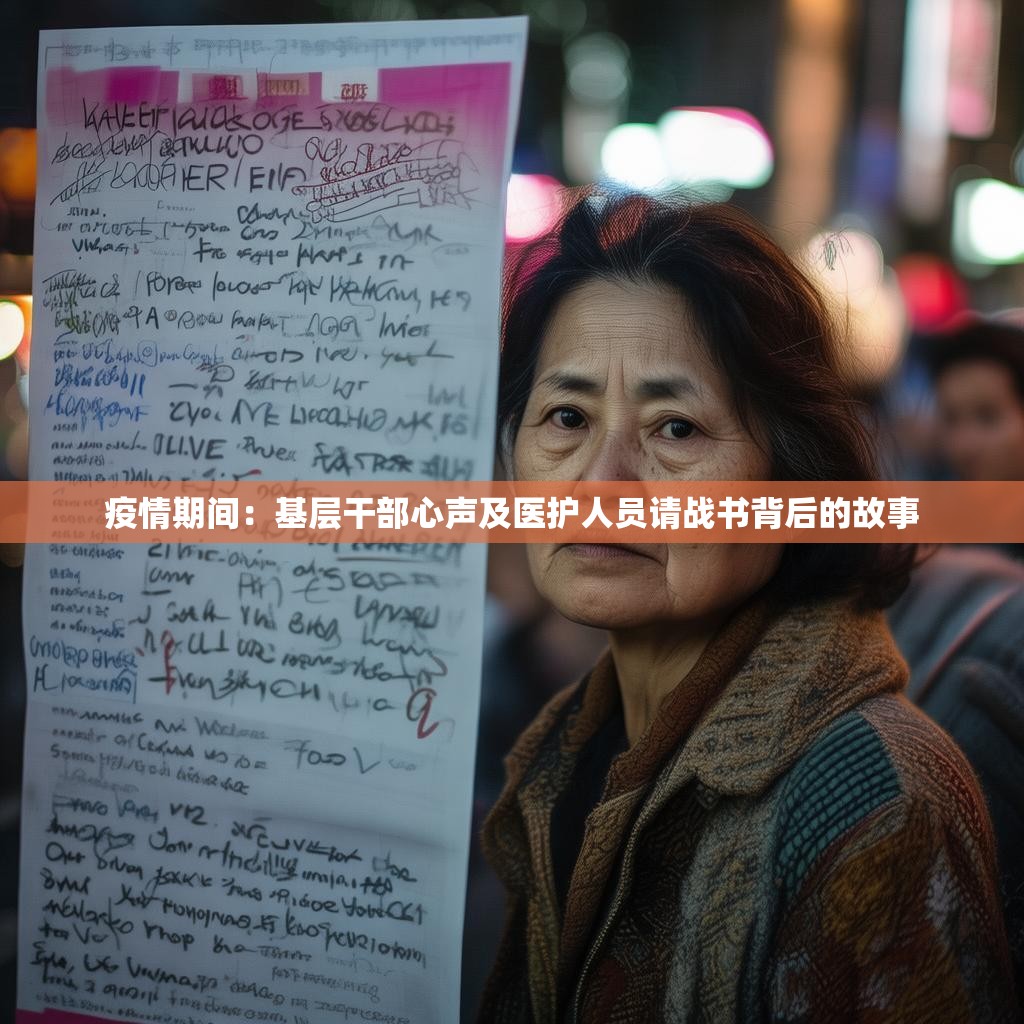 疫情期间：基层干部心声及医护人员请战书背后的故事