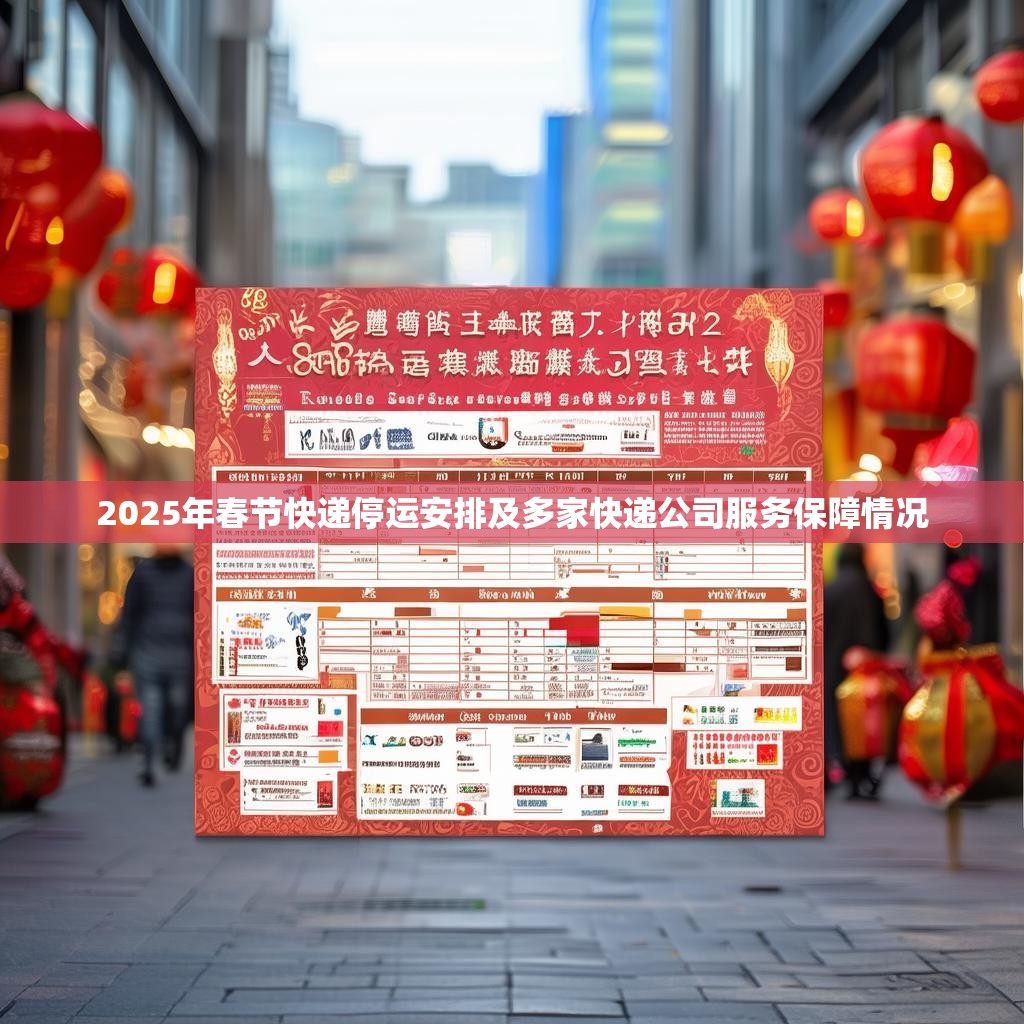2025年春节快递停运安排及多家快递公司服务保障情况