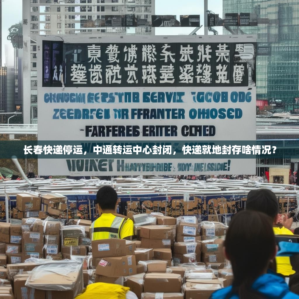 长春快递停运，中通转运中心封闭，快递就地封存啥情况？