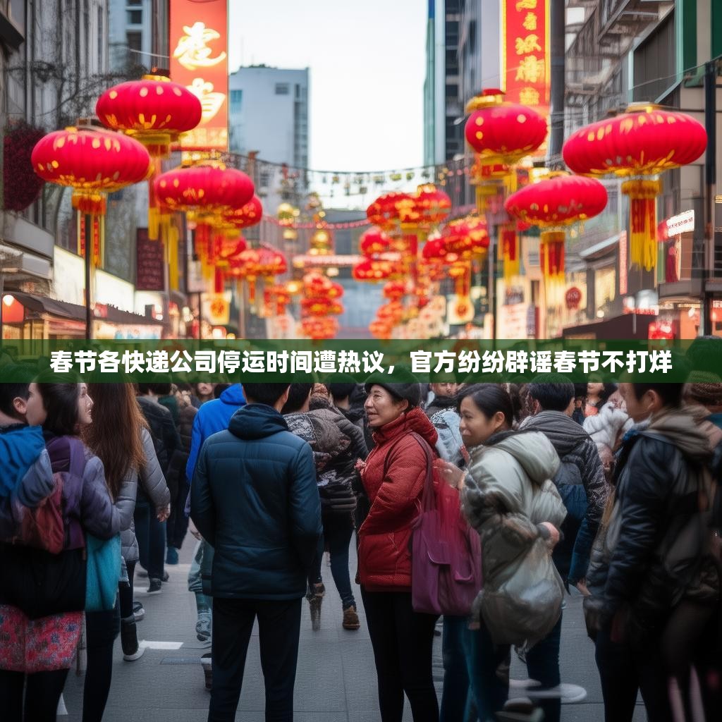 春节各快递公司停运时间遭热议,官方纷纷辟谣春节不打烊
