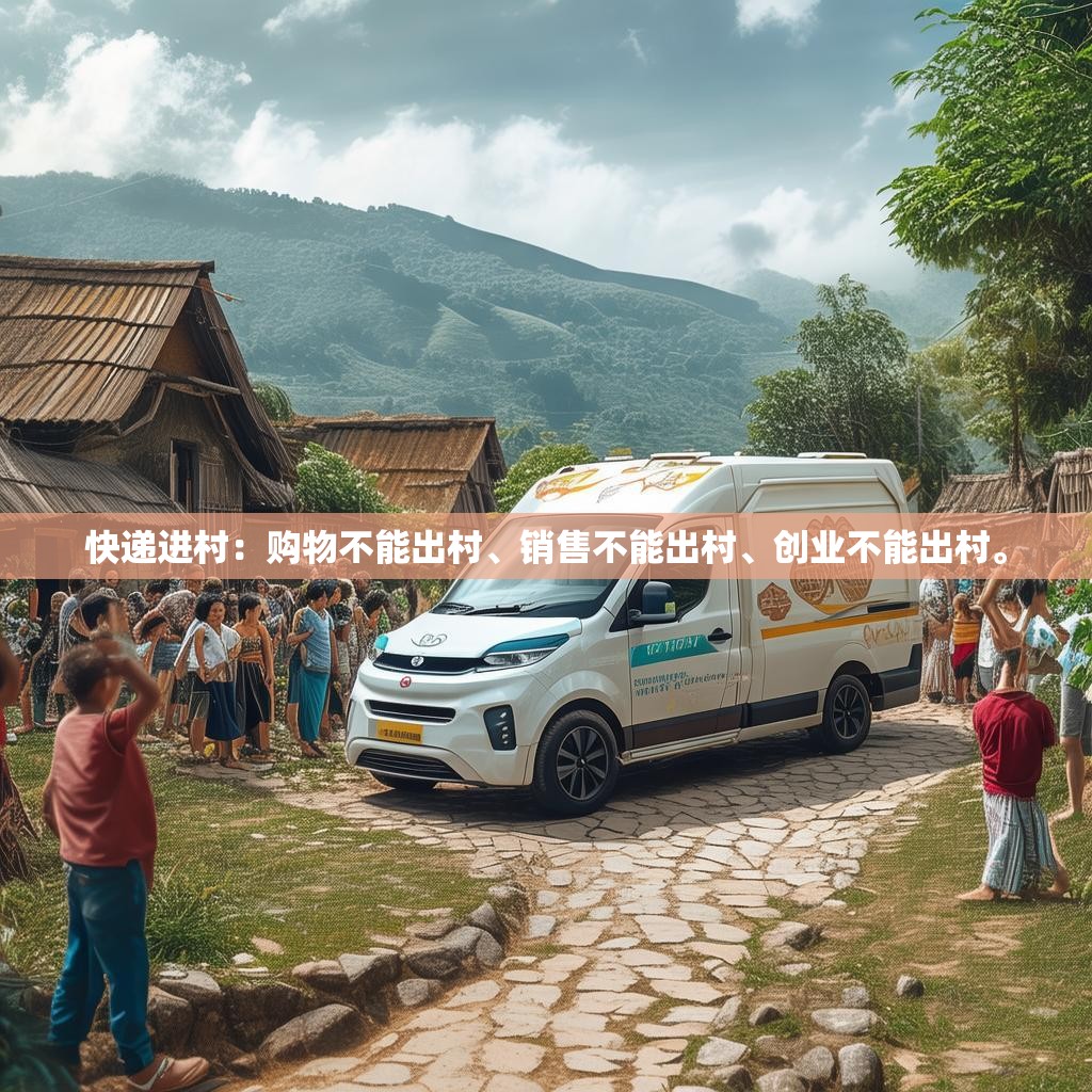 快递进村：购物不能出村、销售不能出村、创业不能出村。