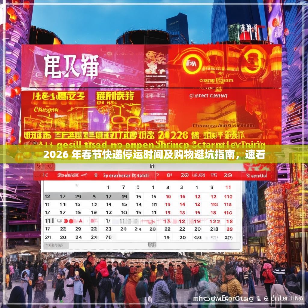 2026 年春节快递停运时间及购物避坑指南，速看