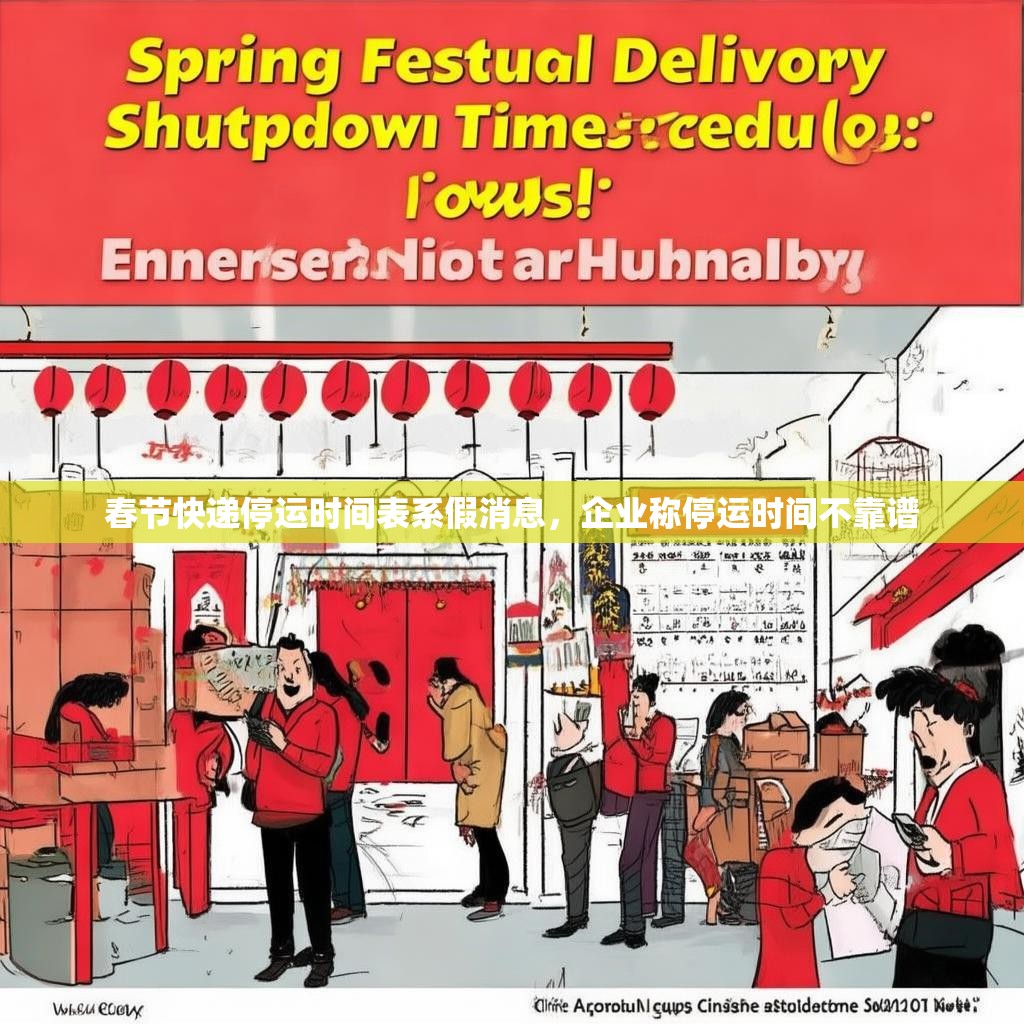 春节快递停运时间表系假消息，企业称停运时间不靠谱