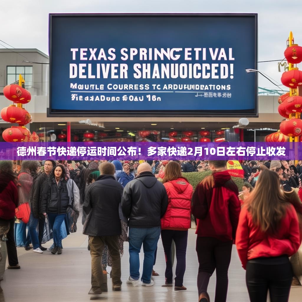 德州春节快递停运时间公布！多家快递2月10日左右停止收发