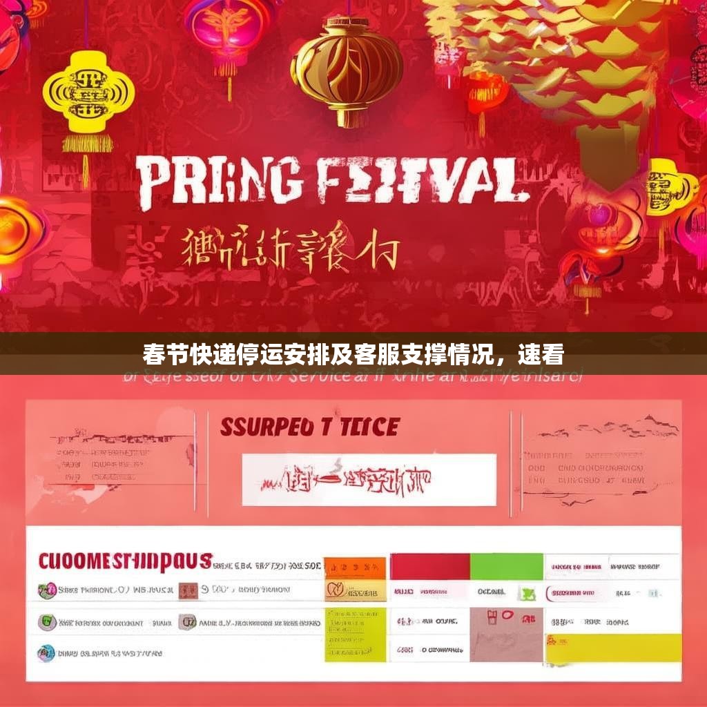 春节快递停运安排及客服支撑情况，速看