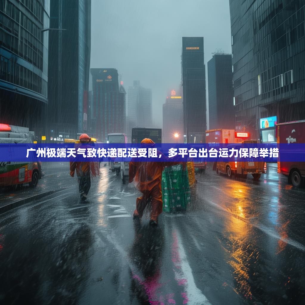 广州极端天气致快递配送受阻，多平台出台运力保障举措