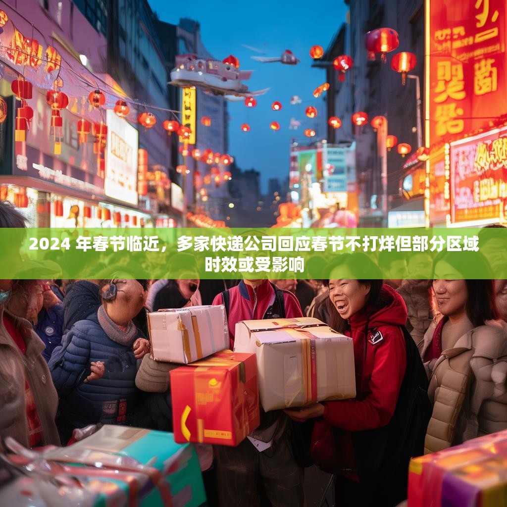 2024 年春节临近，多家快递公司回应春节不打烊但部分区域时效或受影响