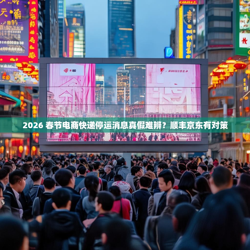 2026 春节电商快递停运消息真假难辨？顺丰京东有对策
