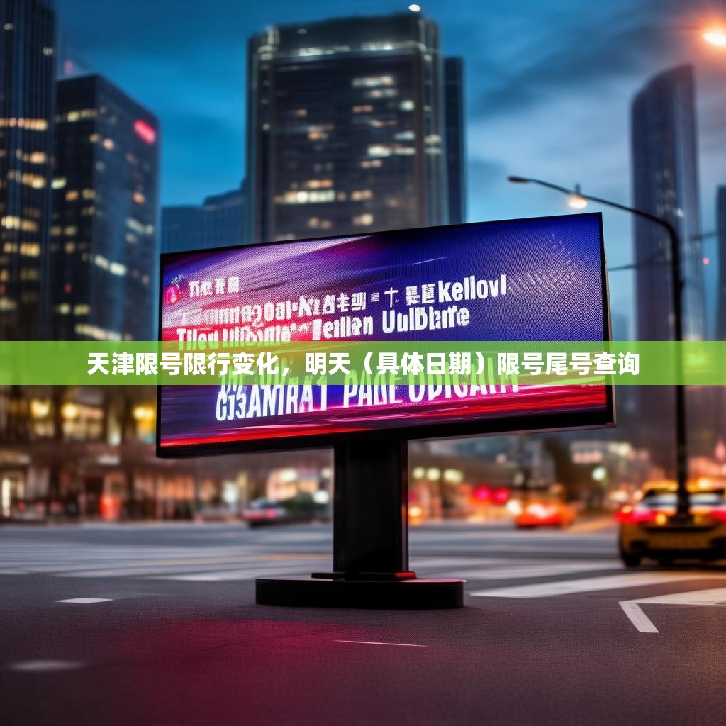 天津限号限行变化，明天（具体日期）限号尾号查询