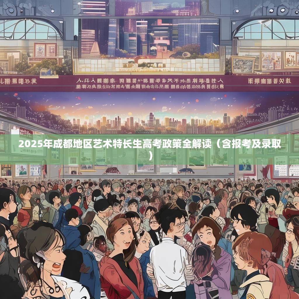 2025年成都地区艺术特长生高考政策全解读（含报考及录取）