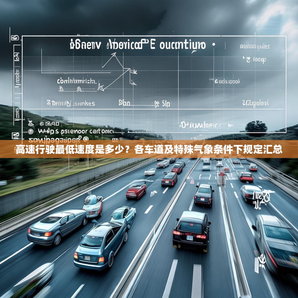 高速行驶最低速度是多少？各车道及特殊气象条件下规定汇总