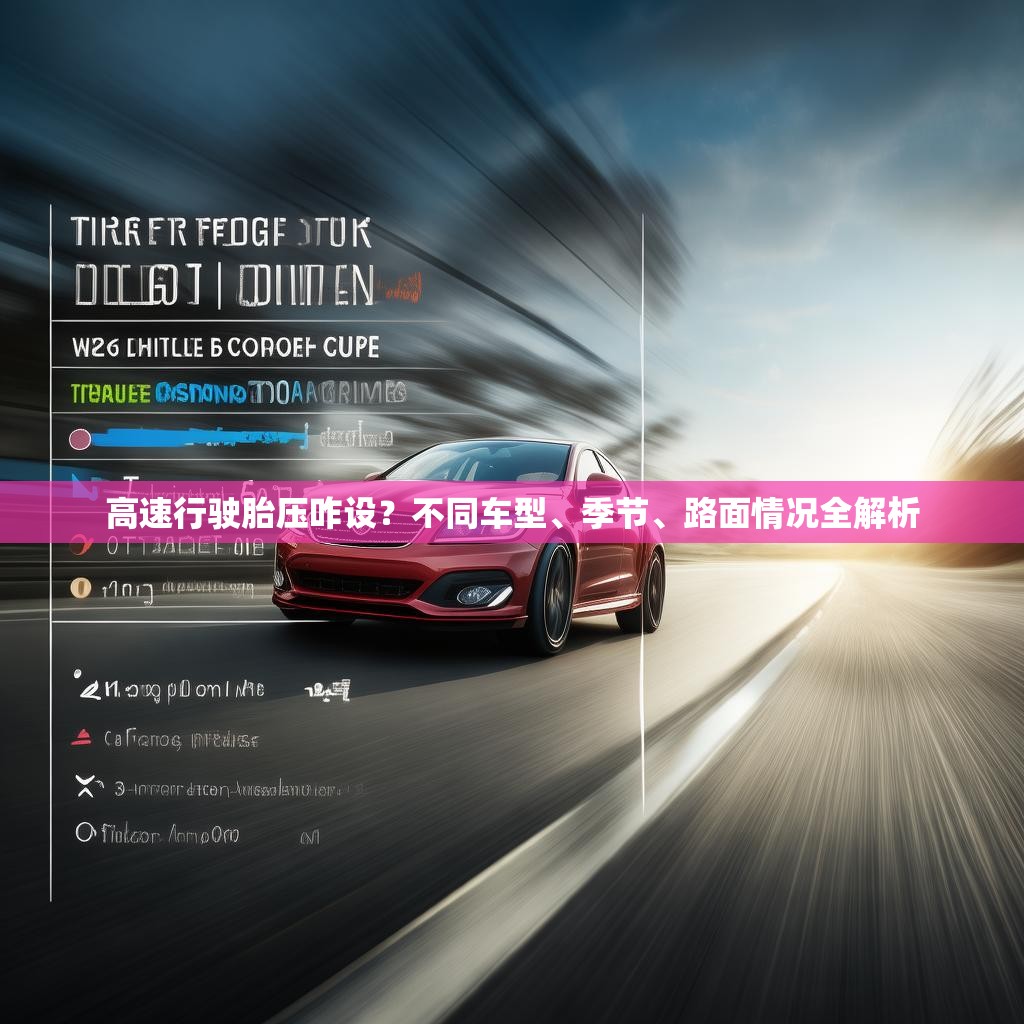 高速行驶胎压咋设？不同车型、季节、路面情况全解析
