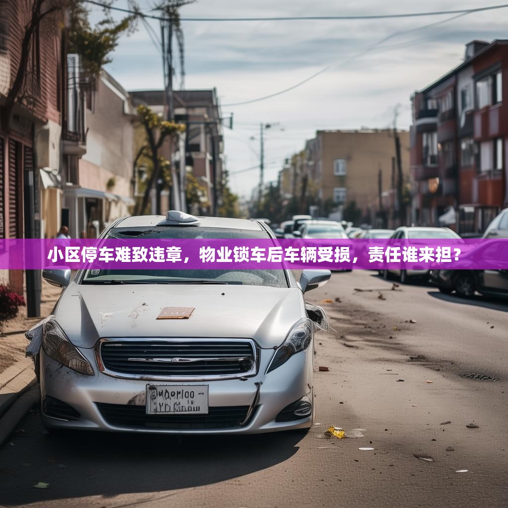 小区停车难致违章，物业锁车后车辆受损，责任谁来担？