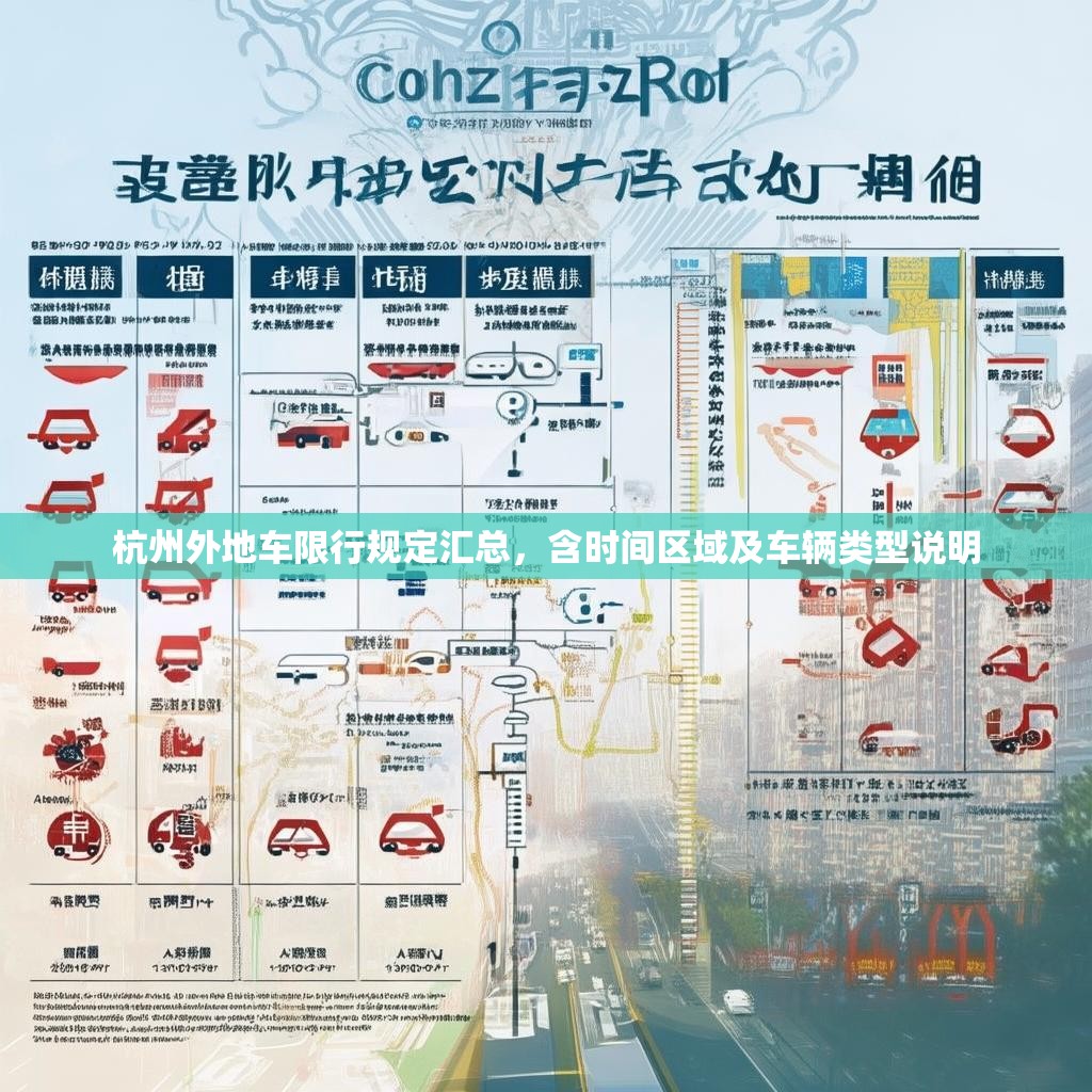 杭州外地车限行规定汇总，含时间区域及车辆类型说明