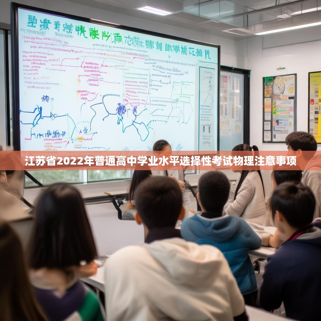 江苏省2022年普通高中学业水平选择性考试物理注意事项