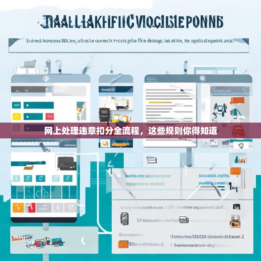 网上处理违章扣分全流程，这些规则你得知道