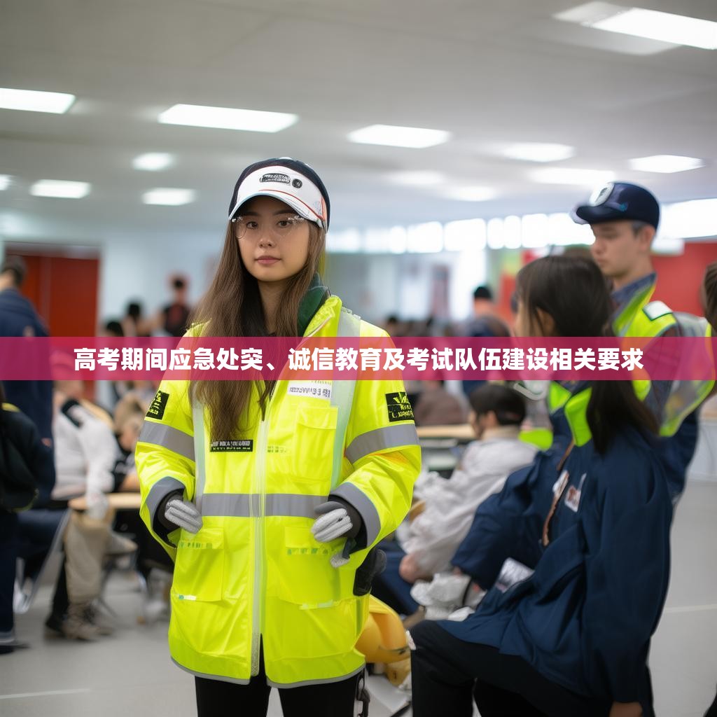 高考期间应急处突、诚信教育及考试队伍建设相关要求