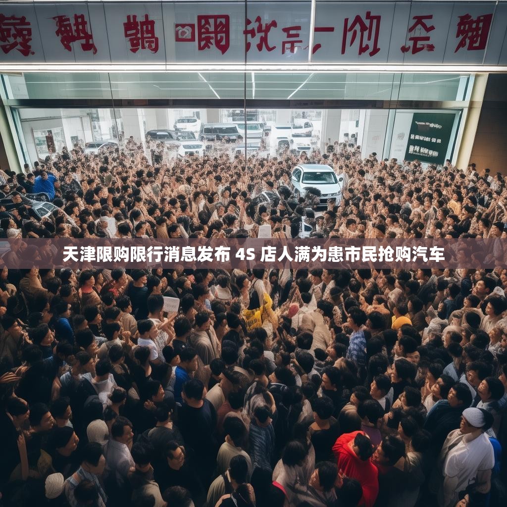 天津限购限行消息发布 4S 店人满为患市民抢购汽车