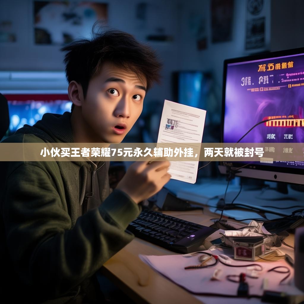 小伙买王者荣耀75元永久辅助外挂，两天就被封号