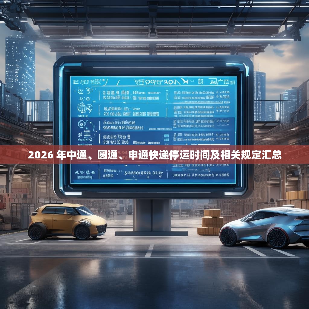 2026 年中通、圆通、申通快递停运时间及相关规定汇总