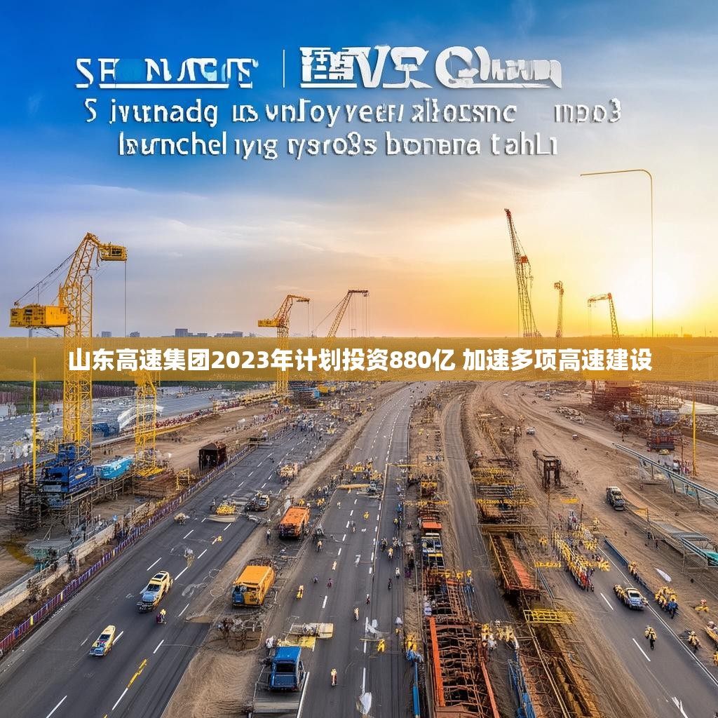 山东高速集团2023年计划投资880亿 加速多项高速建设