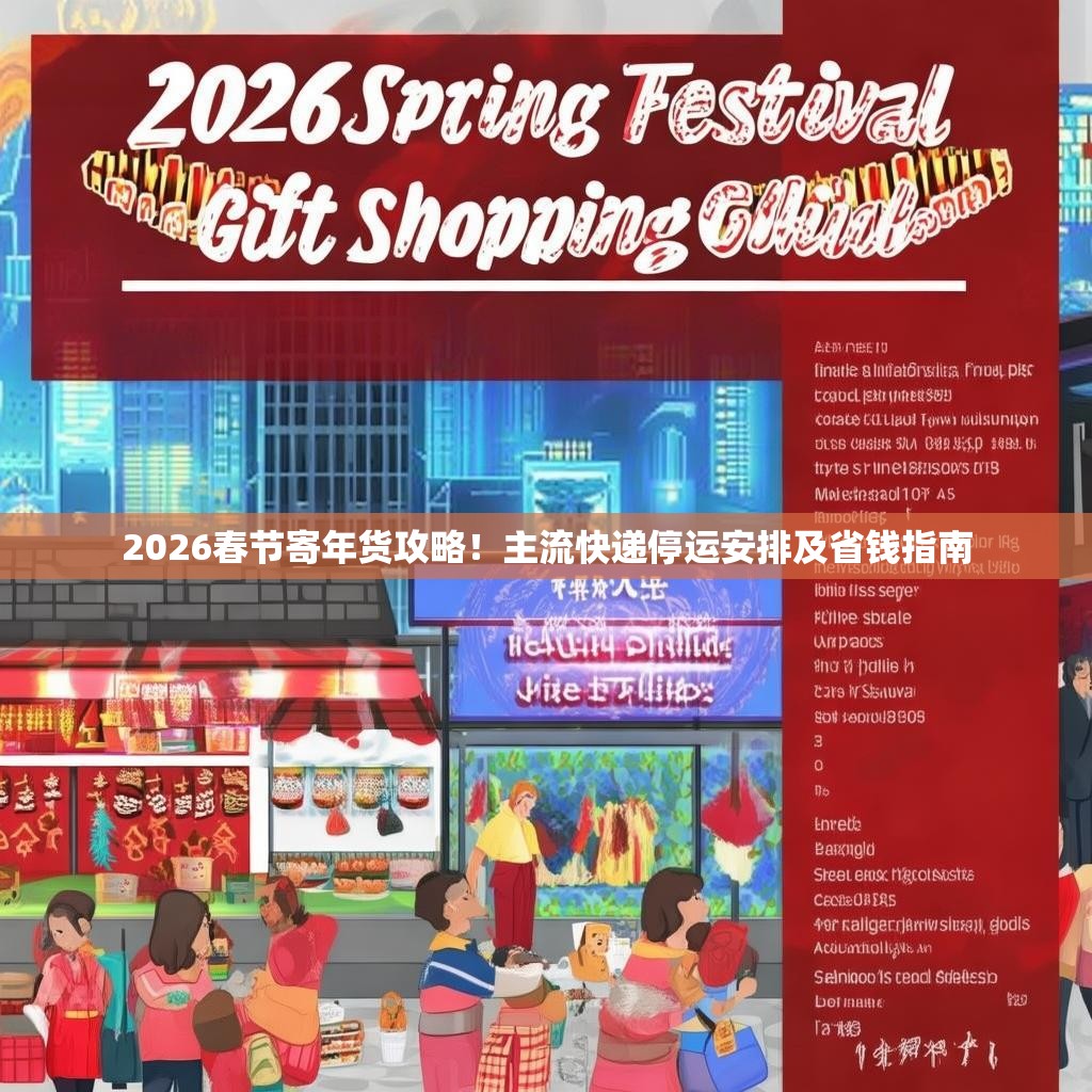 2026春节寄年货攻略！主流快递停运安排及省钱指南