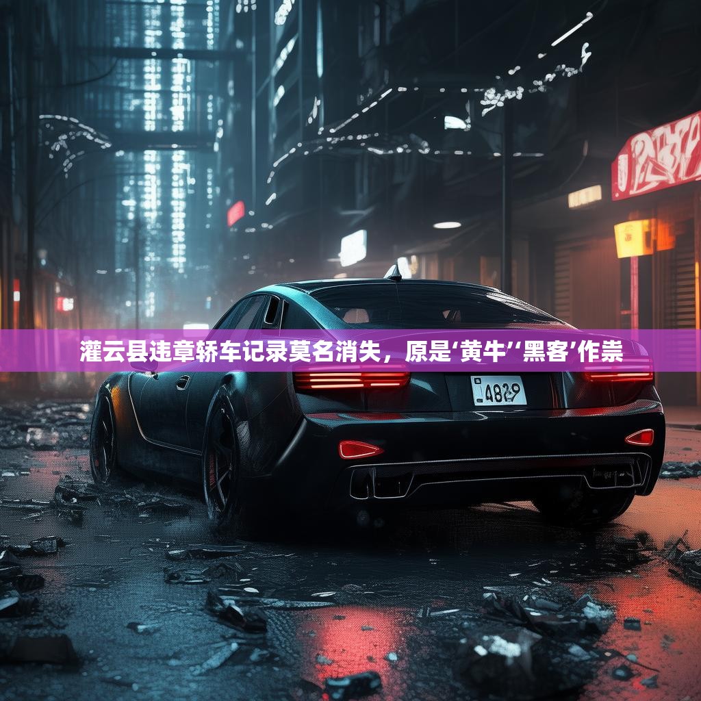 灌云县违章轿车记录莫名消失，原是‘黄牛’‘黑客’作祟