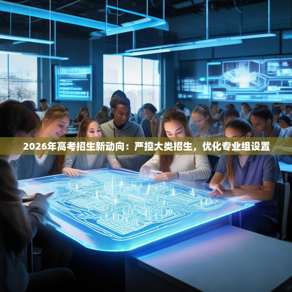 2026年高考招生新动向：严控大类招生，优化专业组设置