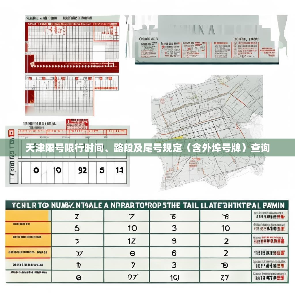 天津限号限行时间、路段及尾号规定（含外埠号牌）查询