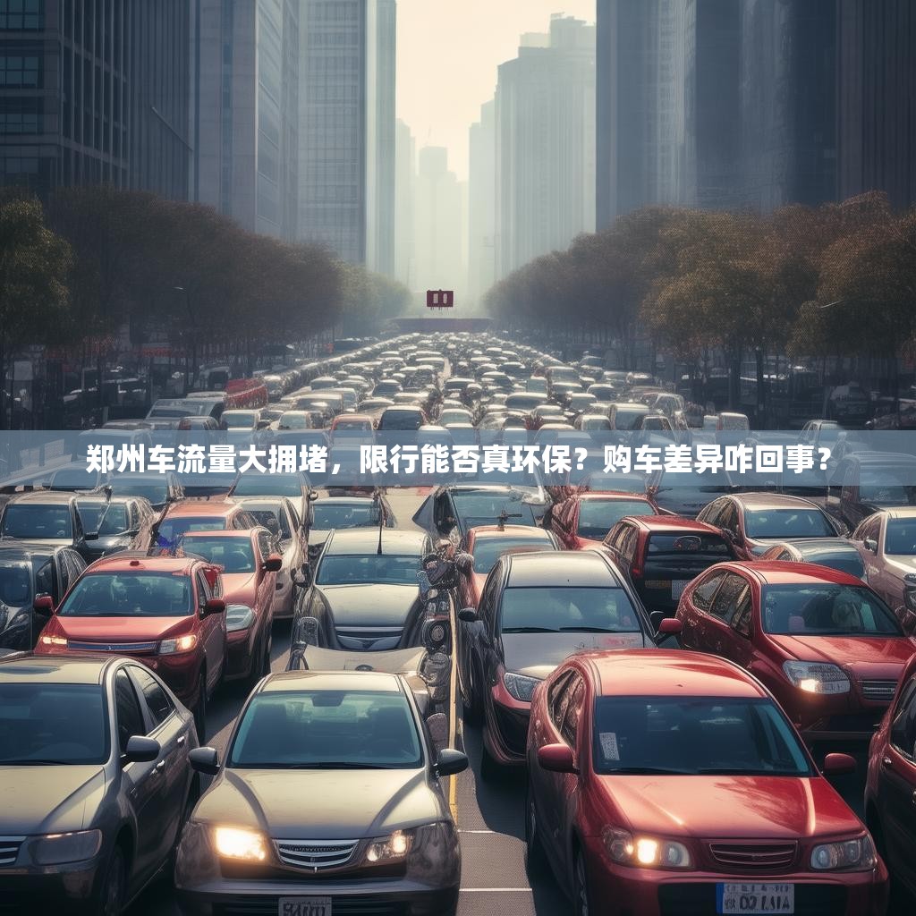 郑州车流量大拥堵，限行能否真环保？购车差异咋回事？