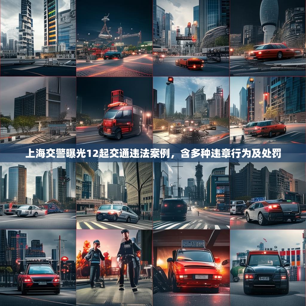 上海交警曝光12起交通违法案例，含多种违章行为及处罚