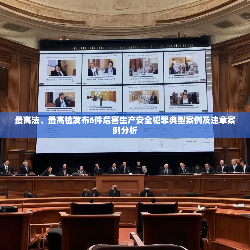 最高法、最高检发布6件危害生产安全犯罪典型案例及违章案例分析