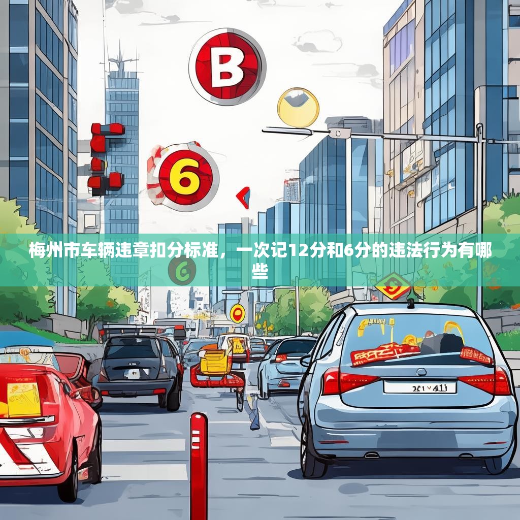 梅州市车辆违章扣分标准，一次记12分和6分的违法行为有哪些