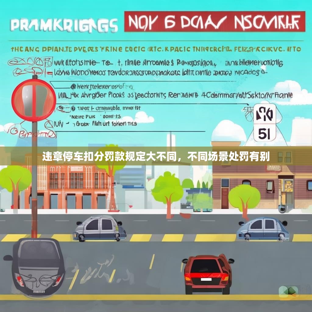 违章停车扣分罚款规定大不同，不同场景处罚有别