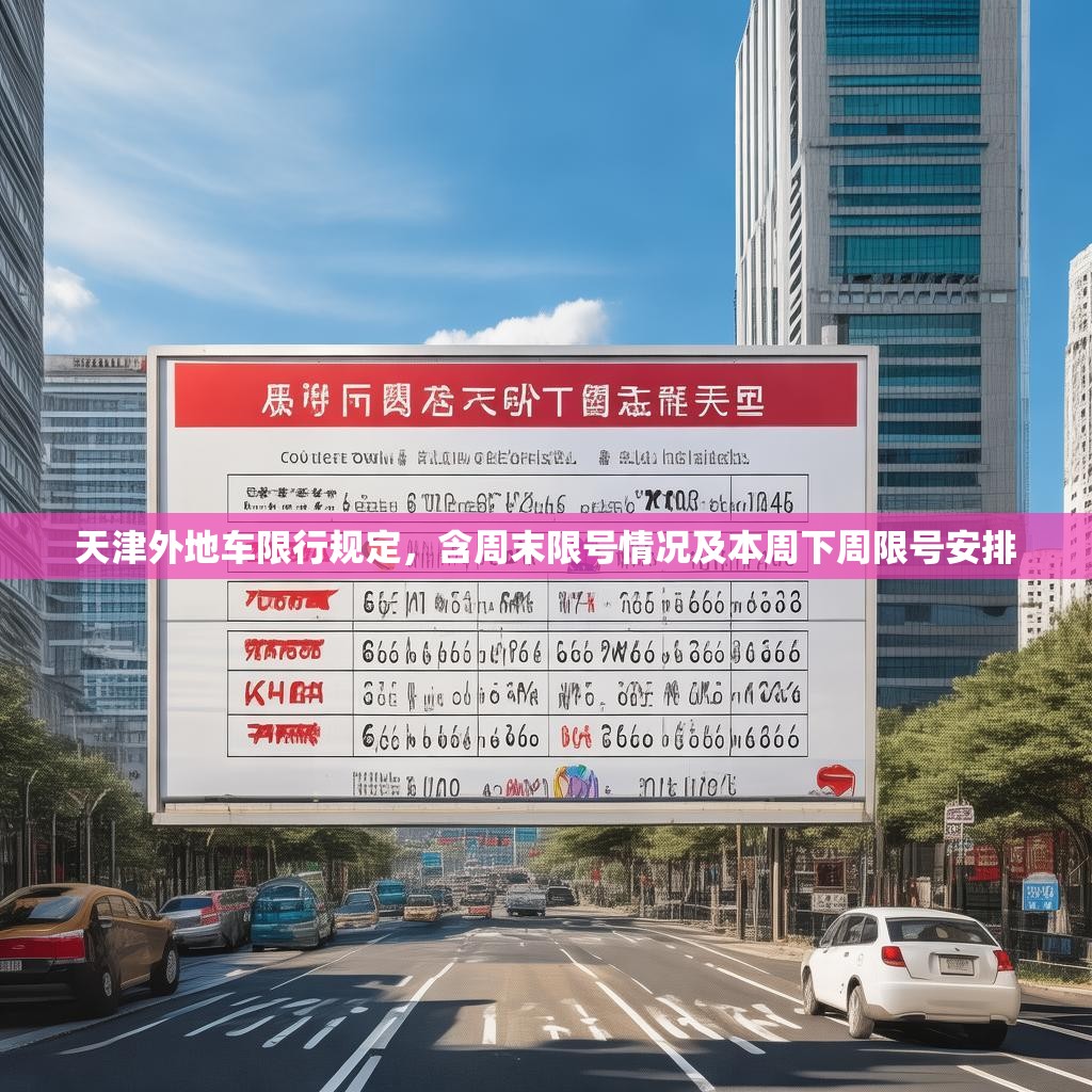 天津外地车限行规定，含周末限号情况及本周下周限号安排