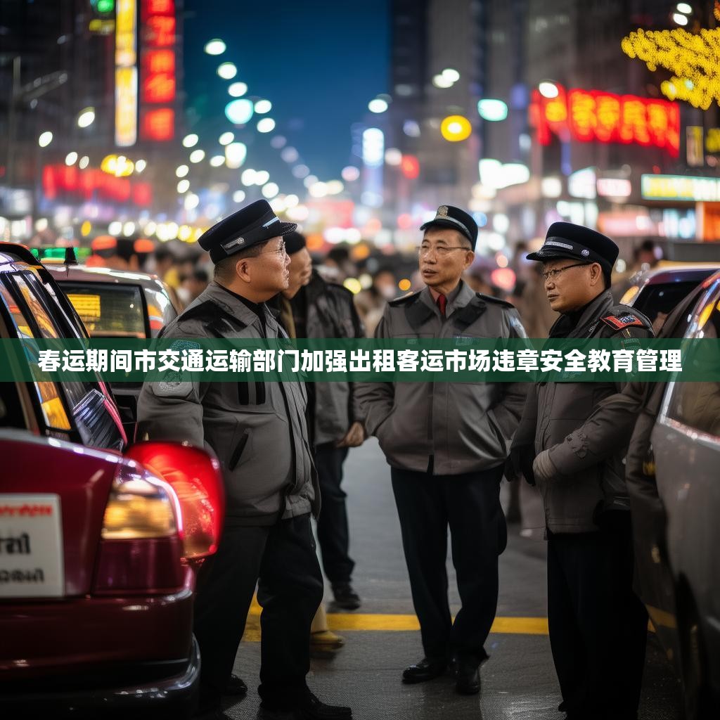 春运期间市交通运输部门加强出租客运市场违章安全教育管理