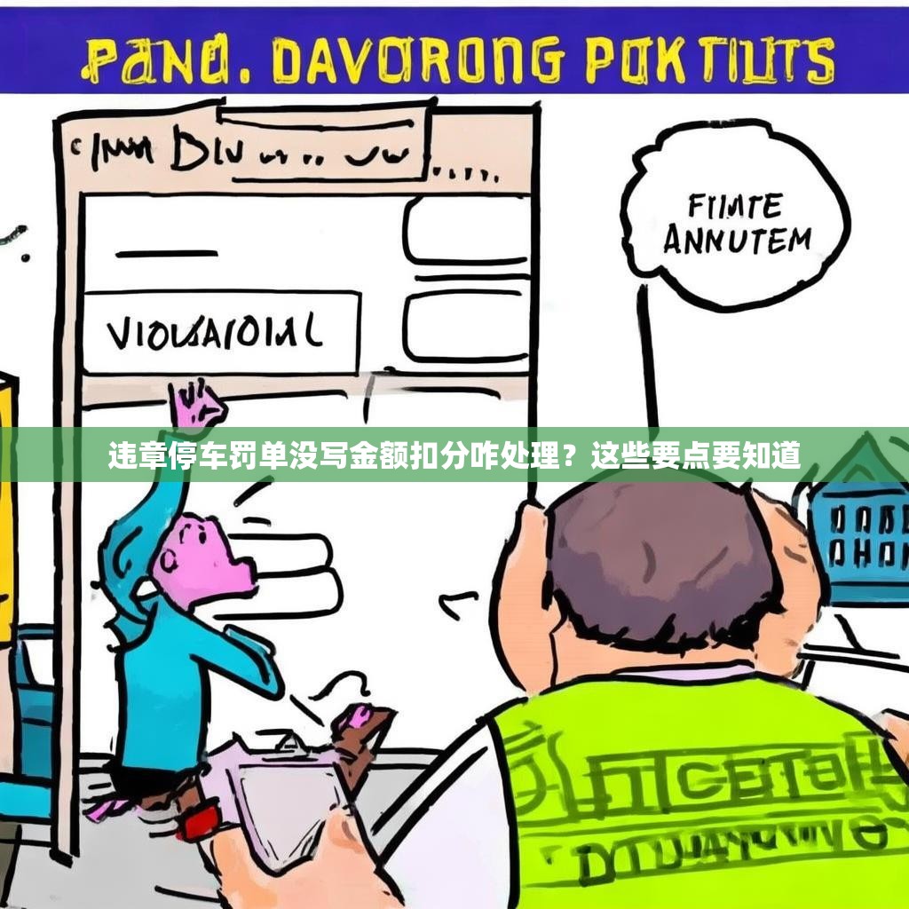 违章停车罚单没写金额扣分咋处理？这些要点要知道