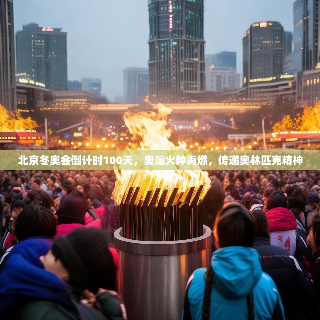 北京冬奥会倒计时100天，奥运火种再燃，传递奥林匹克精神