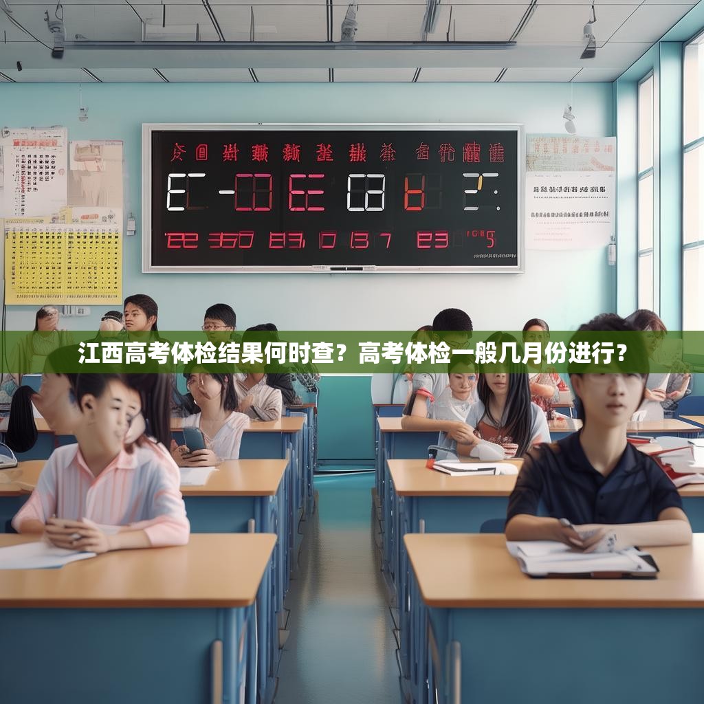 江西高考体检结果何时查？高考体检一般几月份进行？