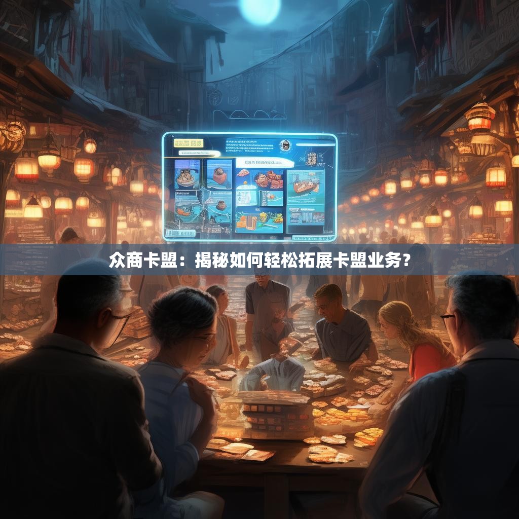 众商卡盟：揭秘如何轻松拓展卡盟业务？