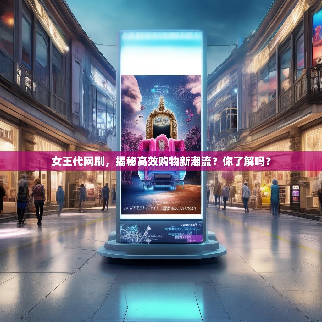 女王代网刷，揭秘高效购物新潮流？你了解吗？