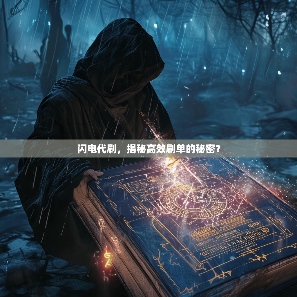 闪电代刷，揭秘高效刷单的秘密？