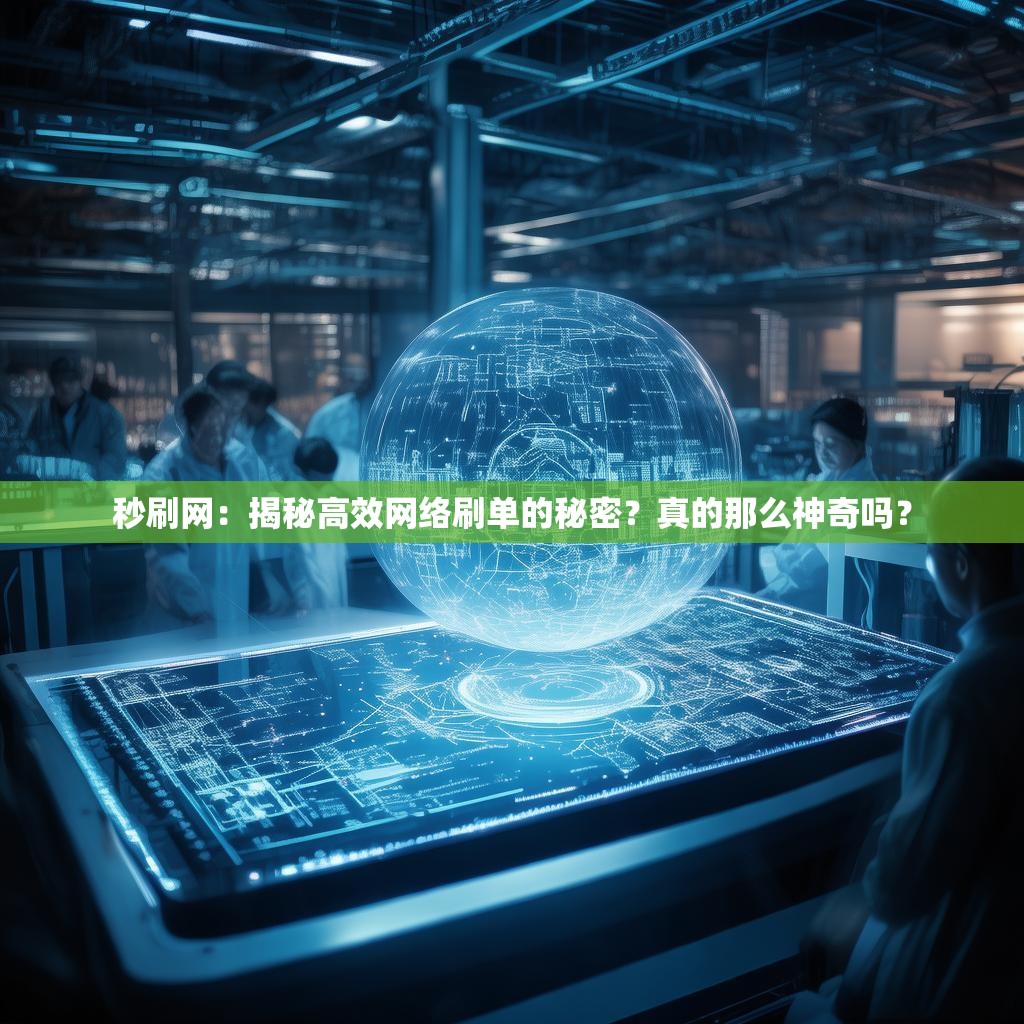 秒刷网：揭秘高效网络刷单的秘密？真的那么神奇吗？