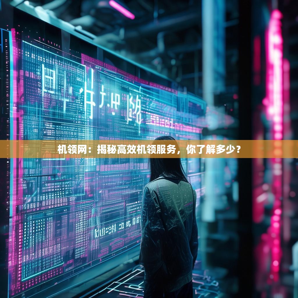 机领网：揭秘高效机领服务，你了解多少？
