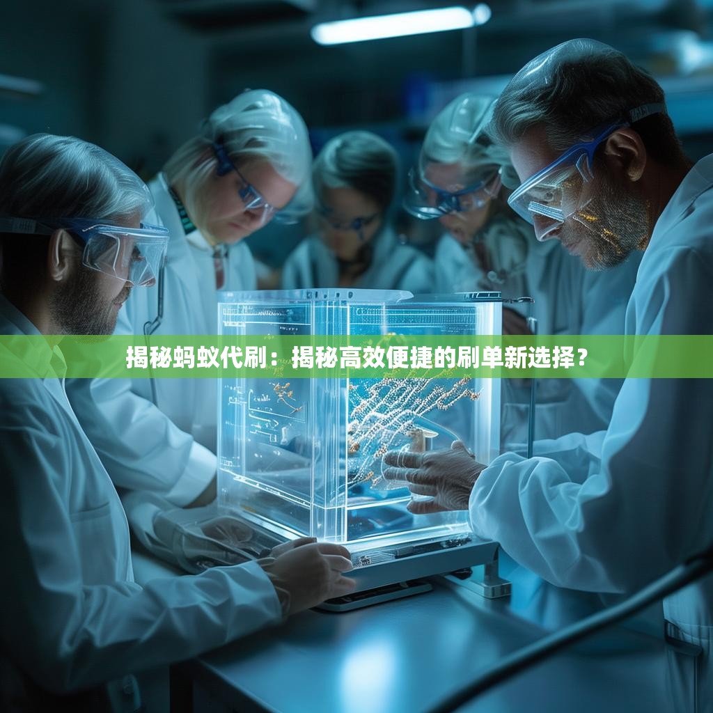 揭秘蚂蚁代刷：揭秘高效便捷的刷单新选择？