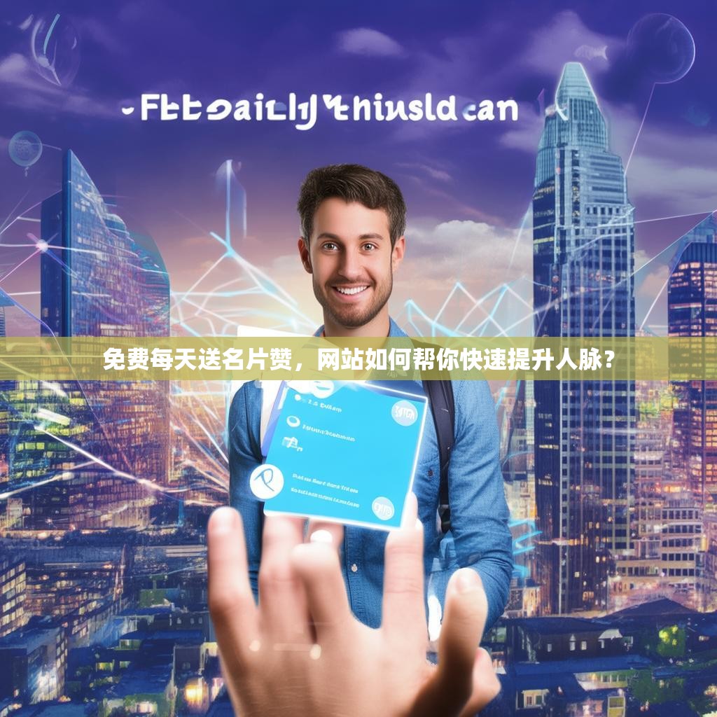 免费每天送名片赞，网站如何帮你快速提升人脉？