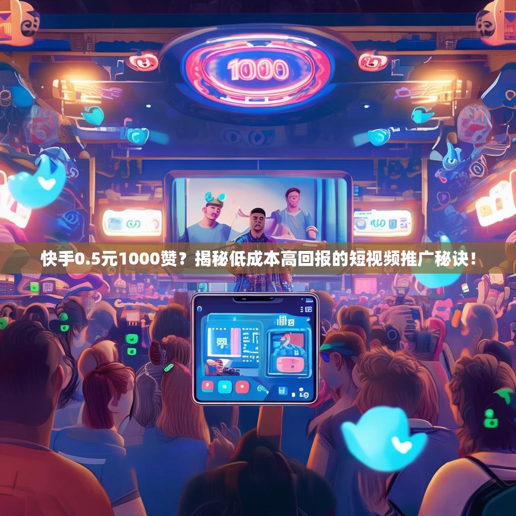 快手0.5元1000赞？揭秘低成本高回报的短视频推广秘诀！