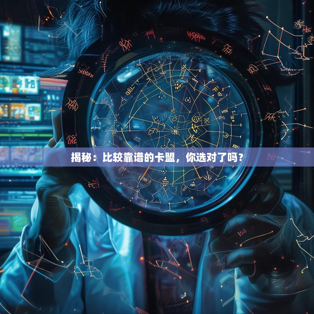 揭秘：比较靠谱的卡盟，你选对了吗？