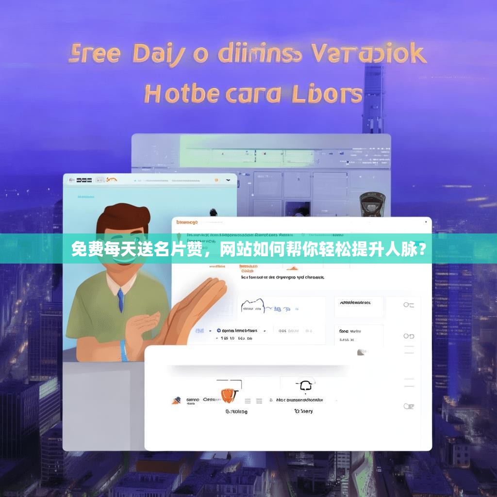 免费每天送名片赞，网站如何帮你轻松提升人脉？